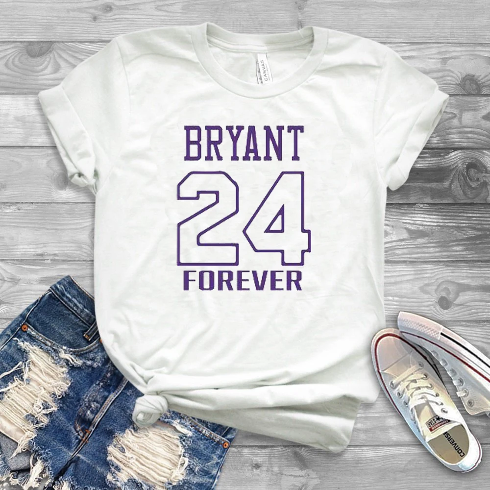 Женская футболка унисекс Bakketball Fans Bryant черная Mamba баскетбольная Forever Kobe|Футболки| |