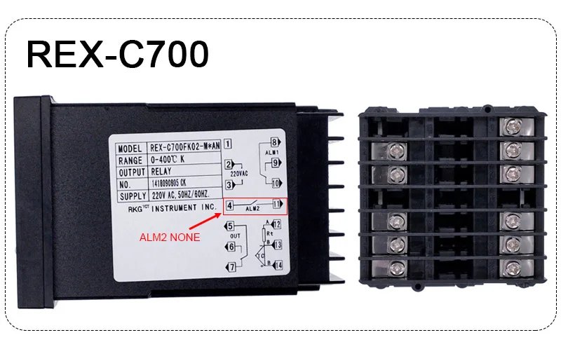 REX-C100 PID интеллектуальный контроллер температуры REX C100 C400 C700 C900 термостат SSR релейный выход