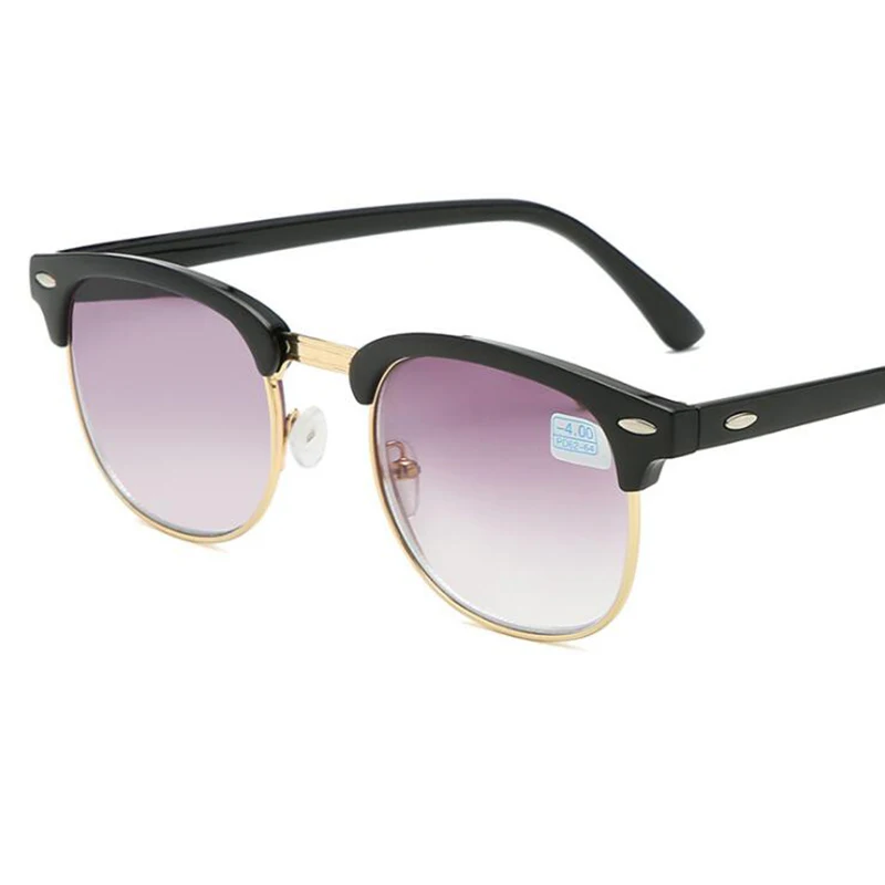Occhiali da sole da uomo per miopia-0.50 -1.0 -2.0 -6.0 occhiali da vista  da donna occhiali con lenti sfumate grigie UV400 lettura 100 150 400 -  AliExpress Apparel Accessories