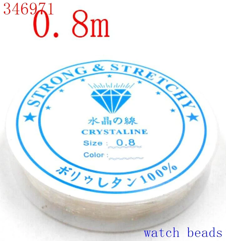 Акция 2017 yiwu Beads 0 4/0 5/0 6/0 8/1 м эластичный шнур с хрустальными бусинами прозрачный