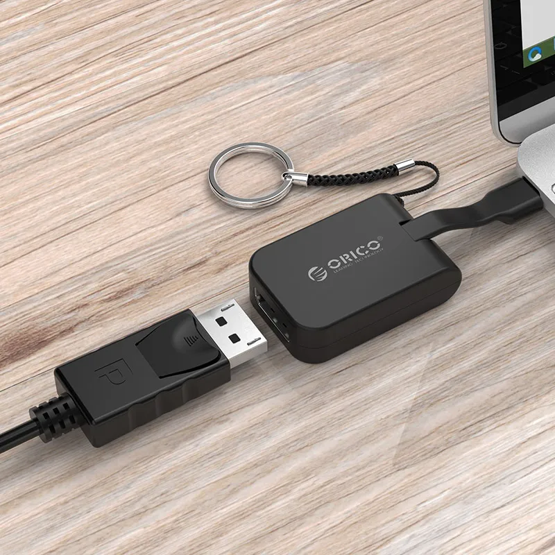 USB C к DP конвертер с петлей типа c штекер DP Женский адаптер для Macbook huawei P20 samsung S8, XC-113