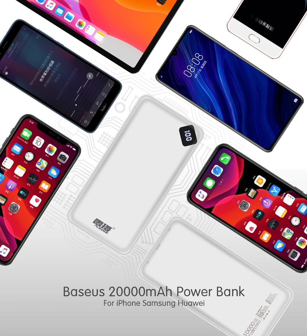 Leise power Bank, 10000 мА/ч, портативное зарядное устройство для samsung Xiaomi Mi, мобильный внешний аккумулятор, power bank, 10000 мА/ч, повербанк, телефон