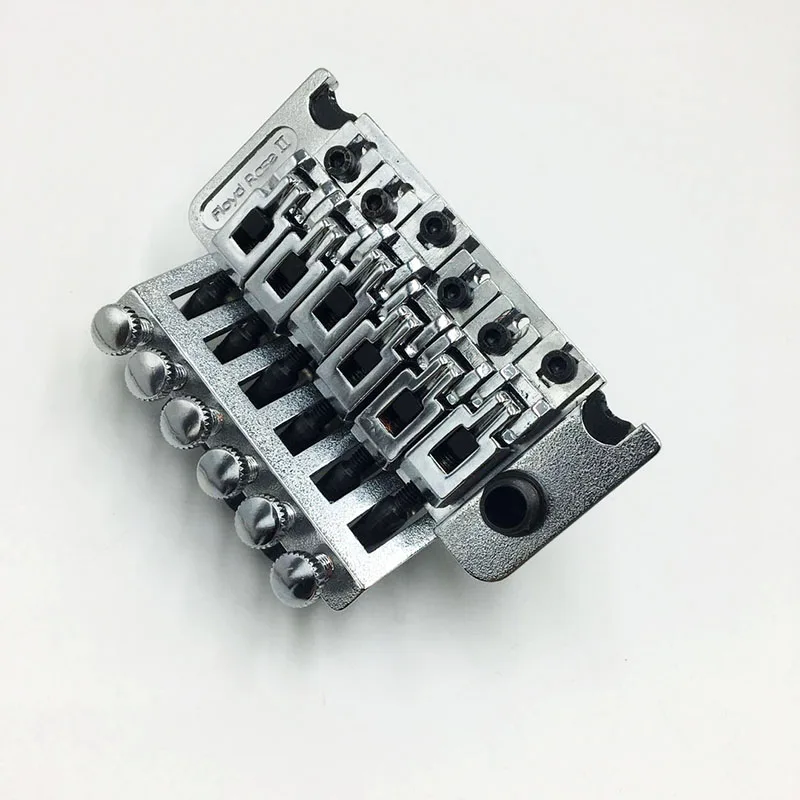 Floyd Rose Хром 6 струнная система тремоло Потяните струнная пластина мост для двойного встряхивания электрогитары