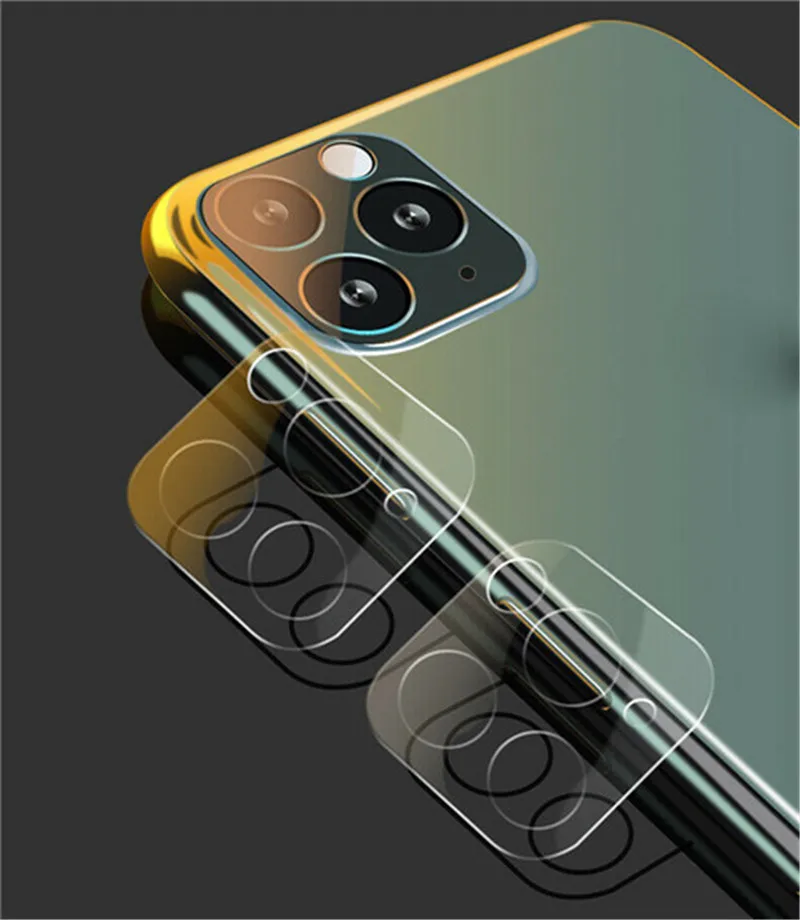 Аксессуары для iPhone, 2 шт, прозрачное, полное покрытие, HD камера, объектив, защита экрана, защитная пленка, закаленное стекло для iPhone 11 Pro Max