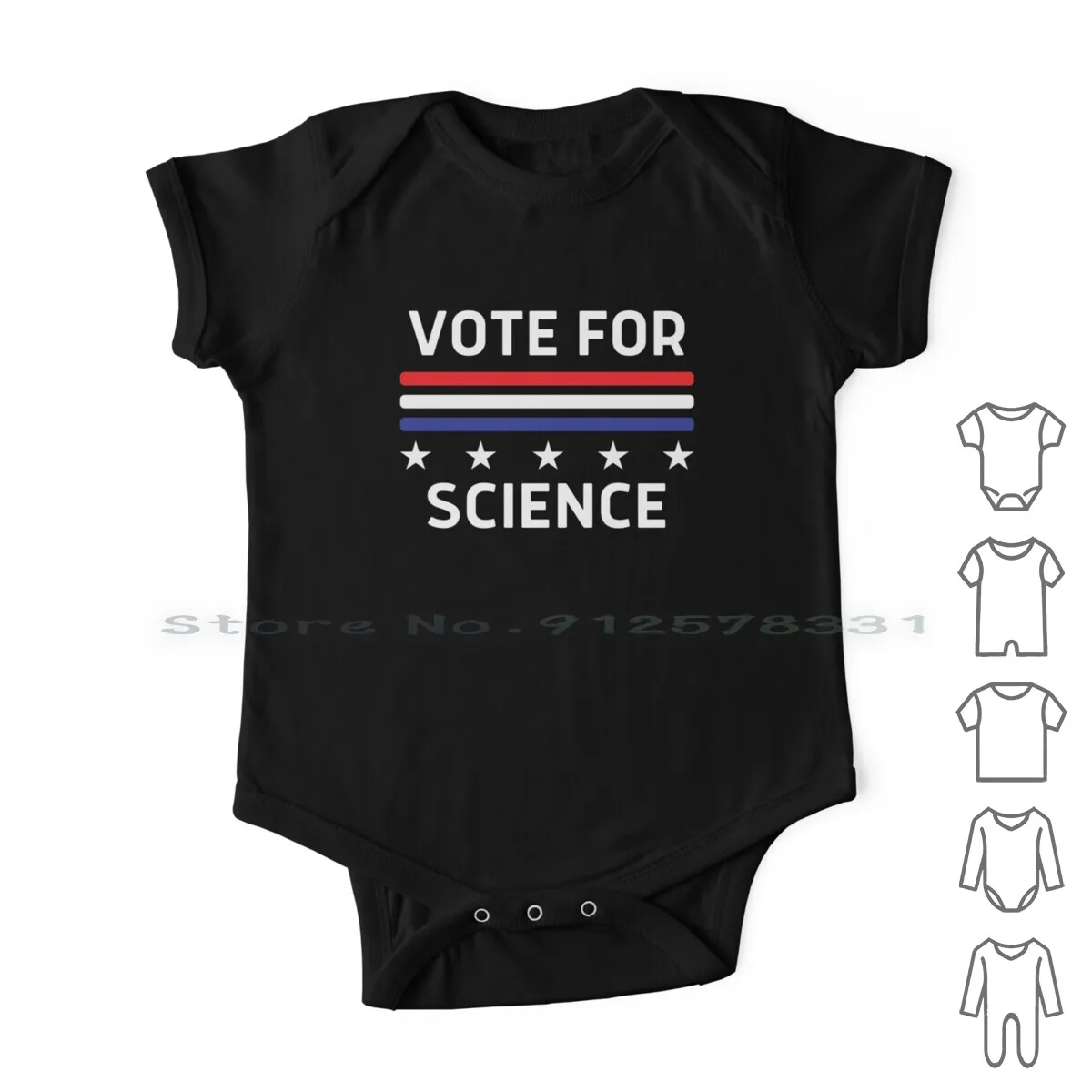 

Vote For Science-Because Science Gift Newborn Baby Clothes Rompers Cotton Jumpsuits Vote For Science March For Science Politics