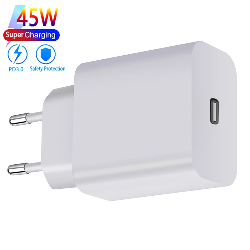 usb 5v 2a 45W Type-c charger mobile phone fast charge charger for Samsung iPhone Huawei Xiaomi fast charge Type C adapter usb c power adapter 20w