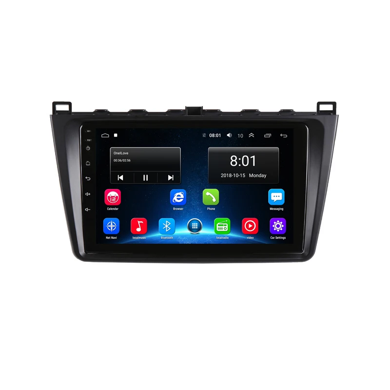 Discount 9"2.5D IPS Android 9.1 Car DVD Multimedia Player GPS for Mazda 6 Ruiyi Ultra 2009-2011-2015 car radio DSP 32EQ stereo navigation 13