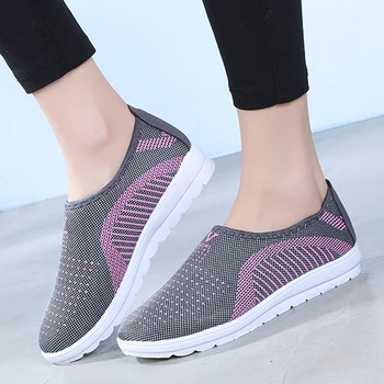 

Walking Shoes Summer Mesh Men Sport Shoes Cotton Fashion Male Flats Outdoor Walking Sneakers Zapatos De Hombre