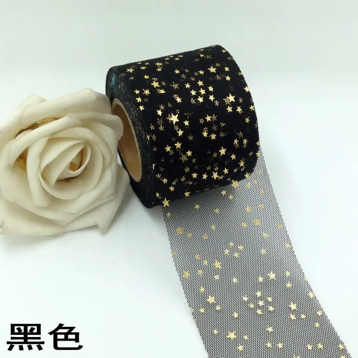 60 мм лента Золотая Звезда Сетка лямки материал, аксессуары для поделок аксессуары для одежды аксессуары для волос полиэстер - Цвет: 1