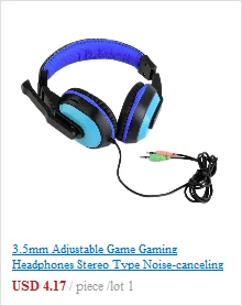 Игровая гарнитура с регулируемым микрофоном для Xbox 360 с шумоподавлением Игровые наушники прочные стерео наушники