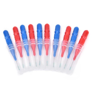 

50pcs Tooth Floss Oral Hygiene Dental Floss Soft Plastic Interdental Brush Toothpick Healthy for Teeth Cleaning Oral Care