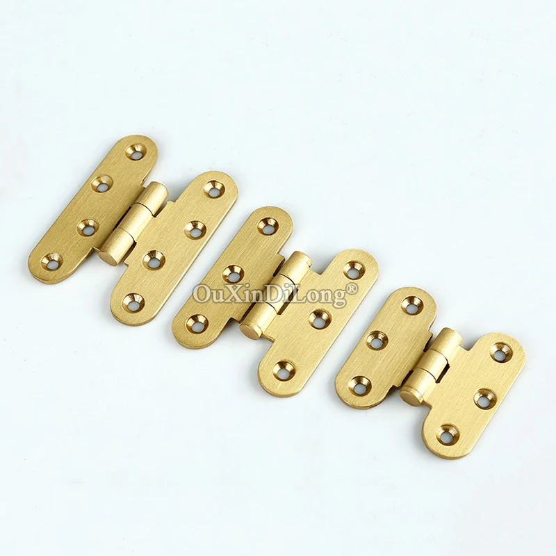 

Classic Retro 10PCS European Pure Brass Cabinet Hinges Cupboard Wardrobe Kitchen Cabinet Door Hinges Antique Furniture Hinges