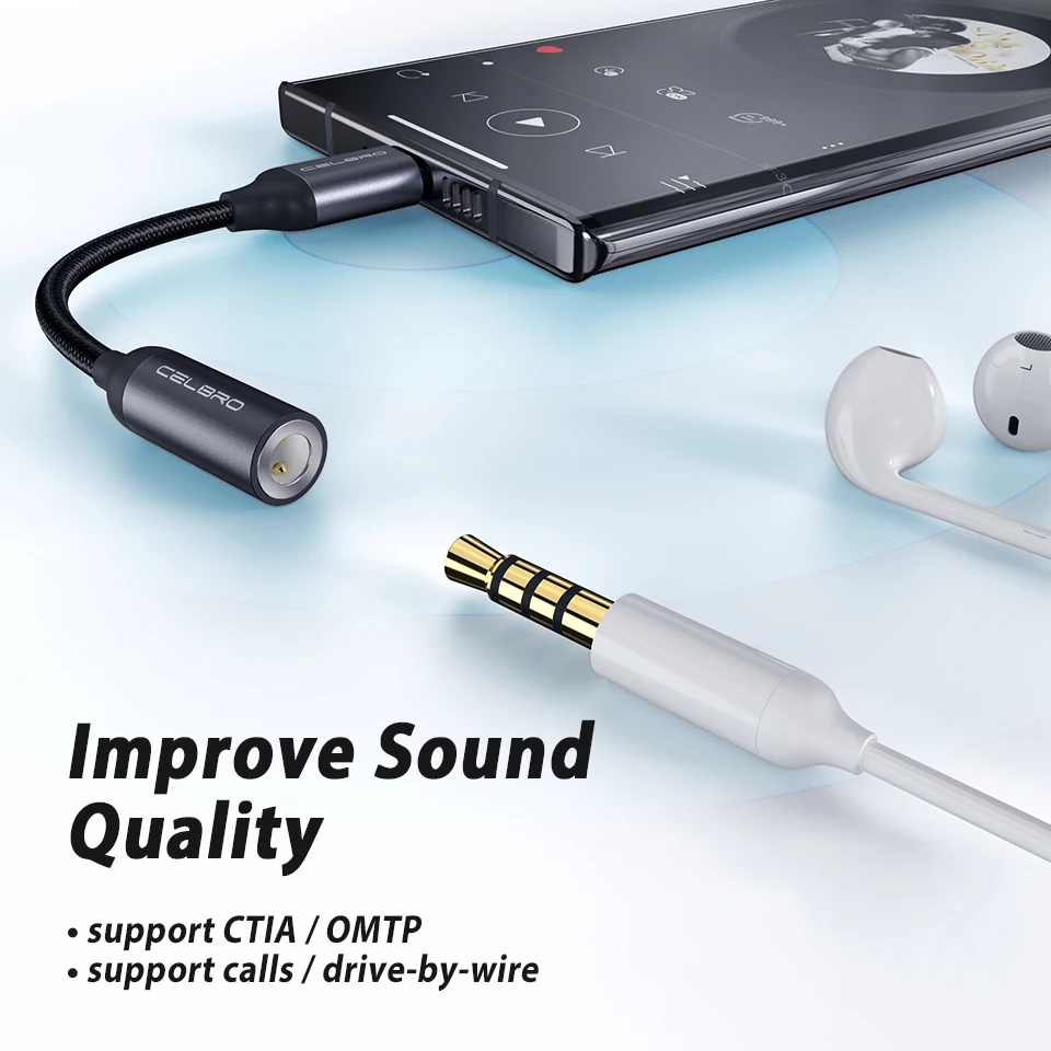 Adaptateur de prise de téléphone USB type C à 3.5mm, câble audio mx, pour Samsung  S20 Plus Note 20 Ultra Note20 S Oneplus 8 Pro