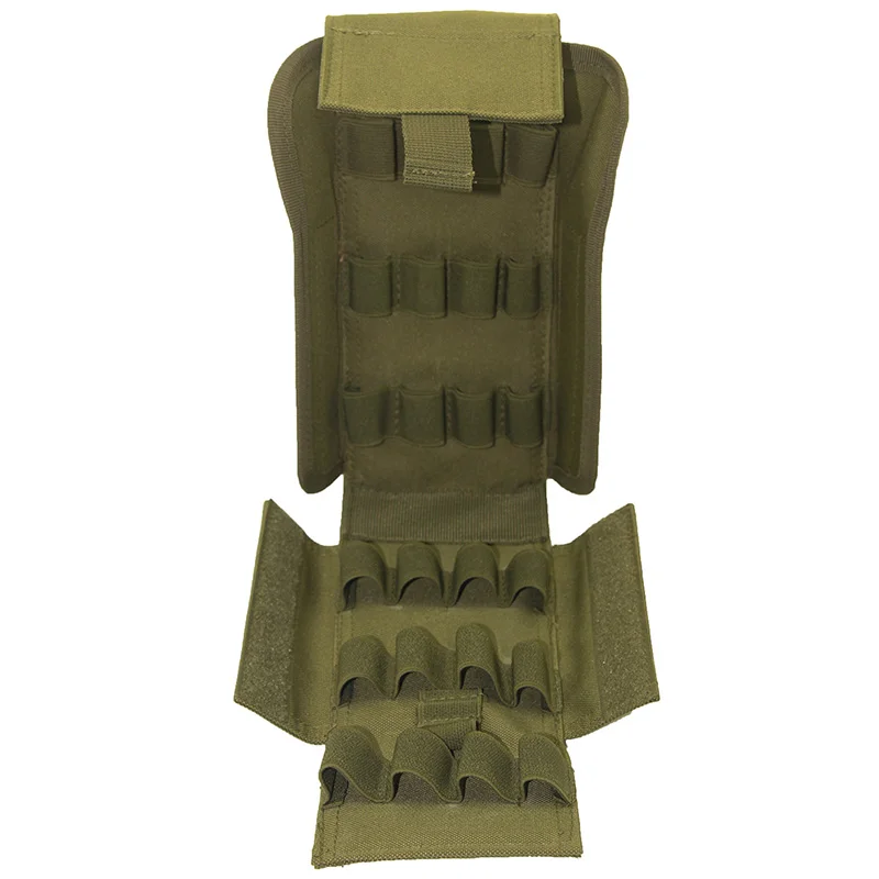 Tactical Airsoft Molle 25 Round 12GA 12 Gauge Ammo Shells Shot gun Reload Magazine Pouche Bag Hunting Tool Ammo Bag Accessories