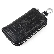 Гуанчжоу Производители поставки товаров специально для полностью зернистой кожи из натуральной кожи крокодиловый узор ключ ремесло тисненый Ларг