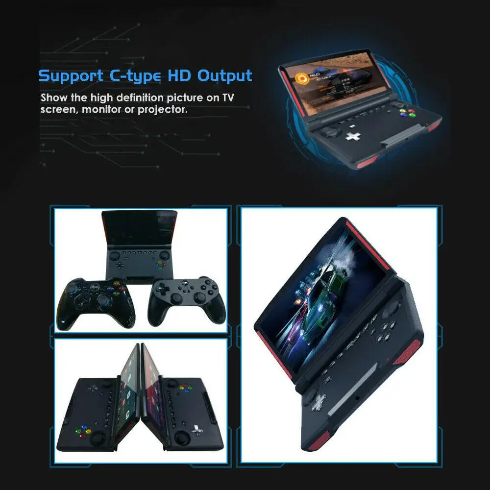 Andriod портативная игровая консоль 5,5 дюймов ips экран двойной джойстик дизайн Поворот 360 ° высокоэластичные кнопки 1280*720 разрешение
