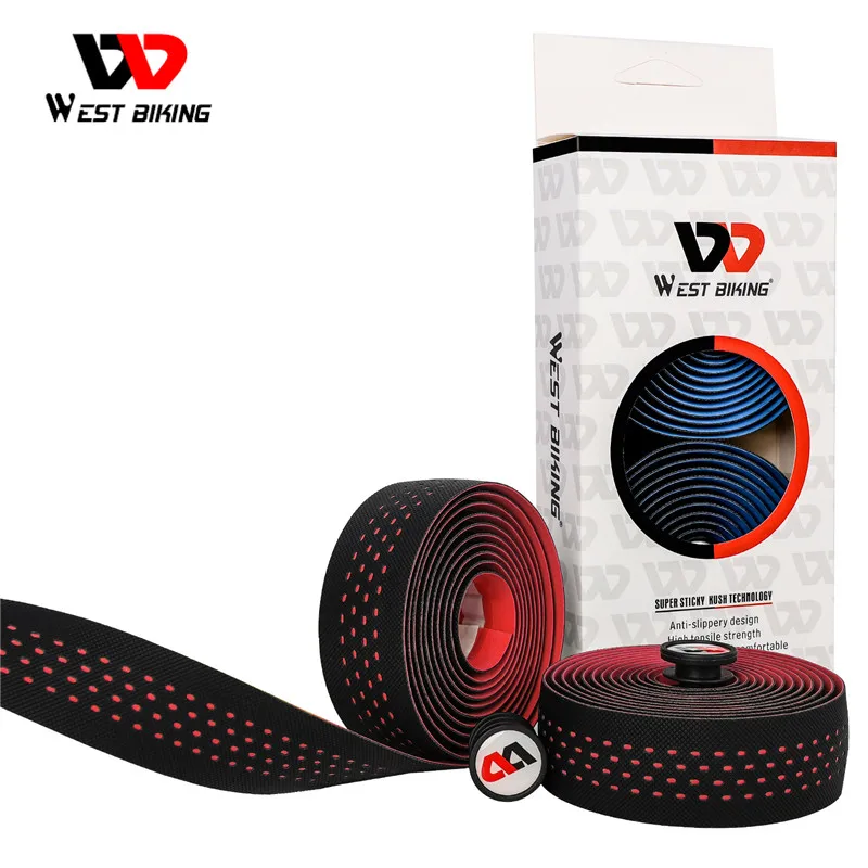 Soft PU EVA Bicycle Bar Tapes Anti-slip Wear-resistant Road Bike Handlebar Tape 215cm Bike Handlebar Strape Bike Handlebar Tape Bicycle Handlebar Strap 1 Pair