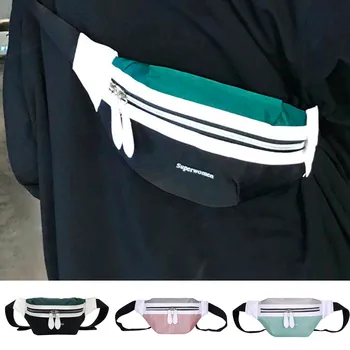 

30# Women's Bag Fashion Canvas Letter Shoulder Messenger Crossbody Chest Bags Packs Waist Bags for women сумка женская