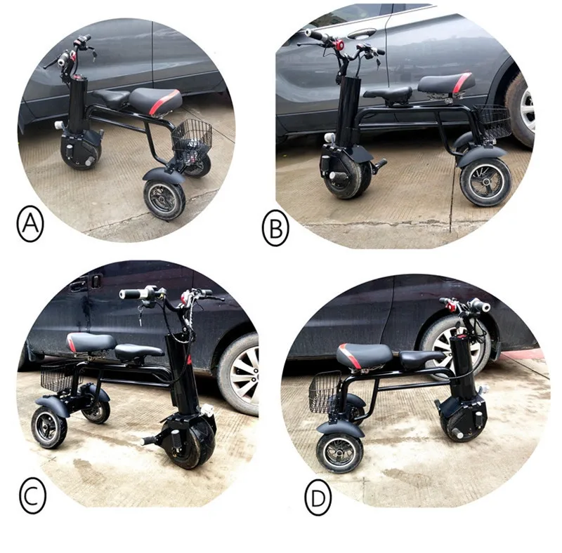 New Electric Motorcycle Adult Three Wheels Electric Scooters Single Motor 450W 60V Portable Powerful Electric Scooter With Seat (22)