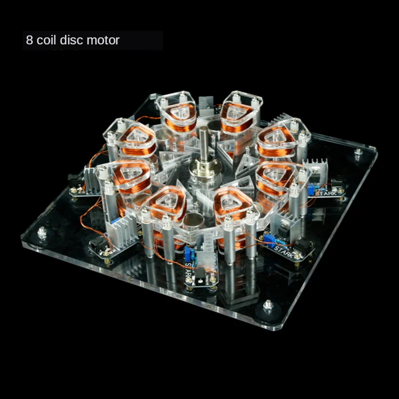 

8-turn Disc Motor High-power Motor Ironless Star Generator Lab Toy