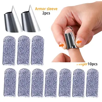 

Adjustable Vegetable Harvesting Cutter Anti-Cut Metal Finger Cover Practical Harvesting Device Hand Protector Gardening Tools