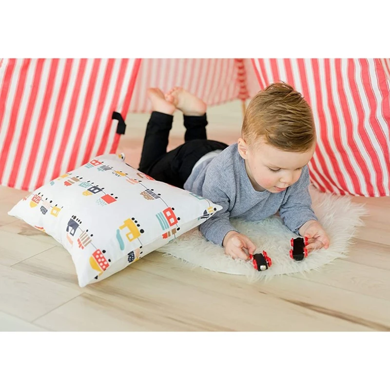 Baby Pillowcase Ultra Soft Cotton Kids Toddler Cot Bed Sleeping