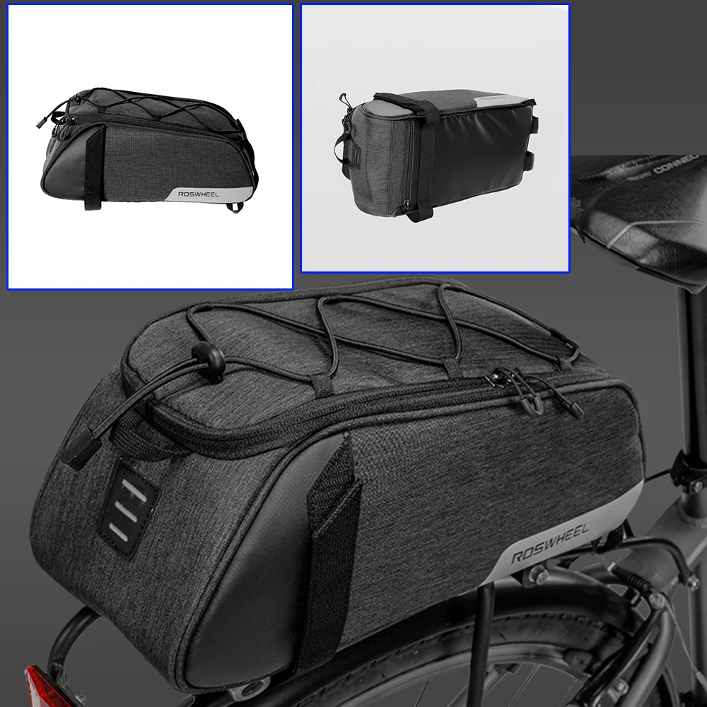 7L Roswheel MTB велосипед велосипедное заднее сиденье багажник сумка Перевозчик 33*14*12,5 см для большинства размеров стойки