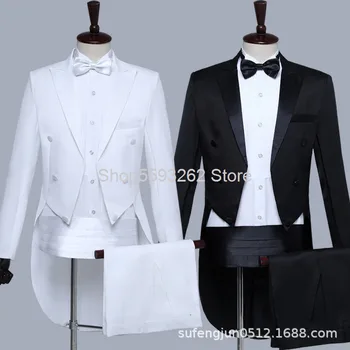 

Tuxedo Male Slim Fit Dress Suit Suit Men Chorus Suit Stage Performance Clothing Magic Men Tuxedo