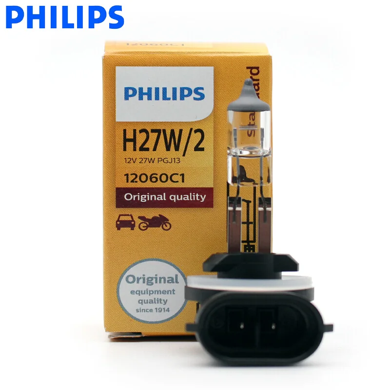 Philips 881 H27W/2 PGJ13 Vision 12V 27W оригинальная Стандартная автомобильная противотуманная фара OEM оригинальная автомобильная фара 12060 C1, 1X