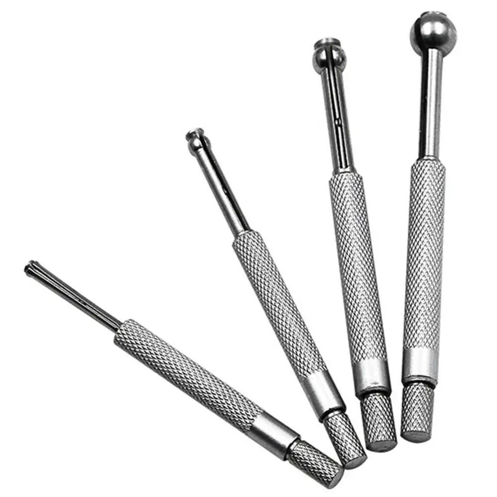 

Telescopic Gauge Nickel Plated Square Head Inner Diameter Gauge Telescopic Adjustable Small Hole Measuring Gauge 3-14mm
