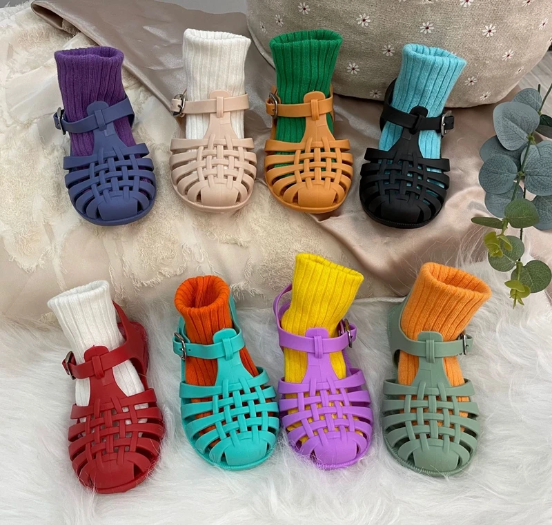 Kids Sandals Summer Children Shoes Baby Girls Toddler Soft Non-slip Princess Gladiator Beach Shoes Boys Casual Roman Sandals children's shoes for high arches