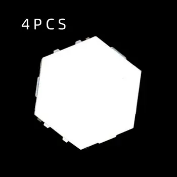 

Creative 4pcs/set Honeycomb Touch Night Light for Home Bedroom Decor Modular Assembly Quantum Wall Lamp Drop Shipping Sale