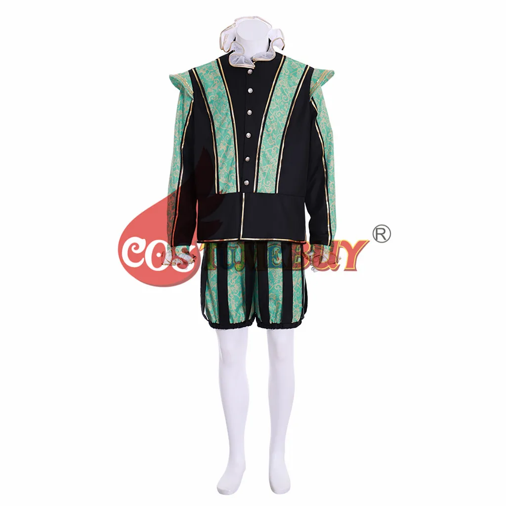 Costumebuy Викторианский Tudor Prince костюм в стиле «Ренессанс» средневековый Tudor Elizabethan Artist мужской костюм на заказ