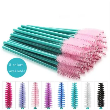 

50 Pcs Eyelash Brushes Makeup Brushes Disposable Mascara Wands Applicator Eyelashes Cosmetic Brush Maquiagem Cilio Makeups Tool