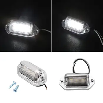 

Vehemo 6LED Taillight Plate License Plate Light Number Side Light for Lights Truck Trucks for Cars