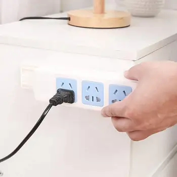 

Self-Adhesive Desktop Socket Fixer Cable Organizer Power Holder Wall-Mounted Fixator Strip Fixer Self-Adhesive J9T3