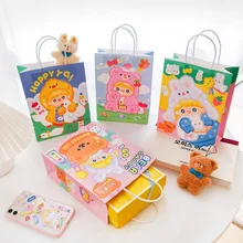 

1 piece milkjoy sugar candy girl gift bag packaging paper bag tote bag ins style cute gift
