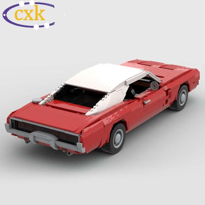 dodge charger lego moc