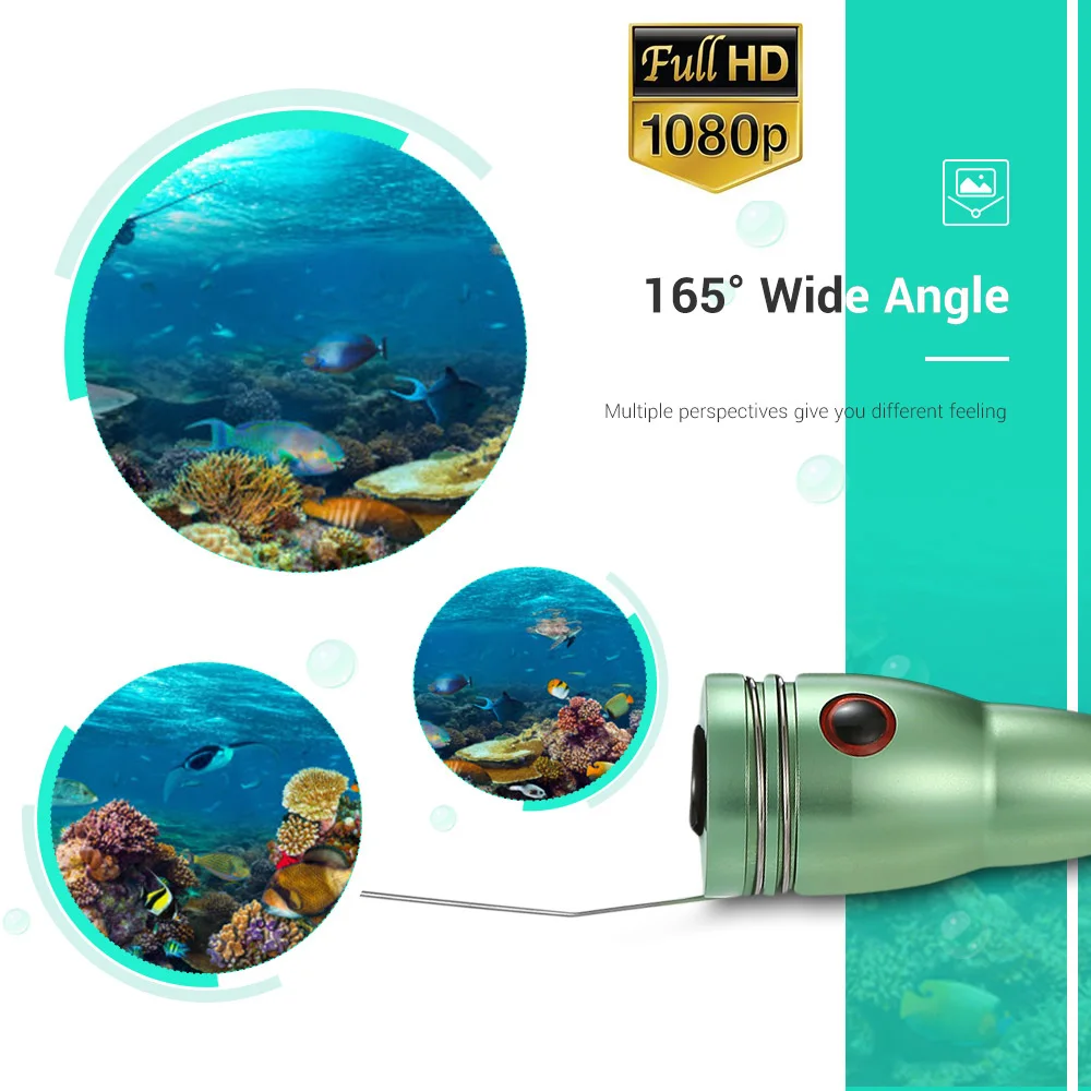 Рыболокатор подводная рыбалка 1080P камера комплект 7 дюймов wifi беспроводной 16 Гб Видео Запись DVR+ 15 м 6 Вт ИК камера