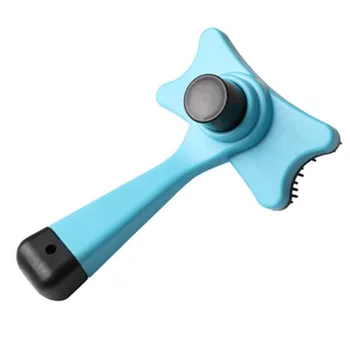 

Self-cleaning Needle Comb For Cats And Dogs, Retractable Open Knot Comb, Grooming Hair Removal