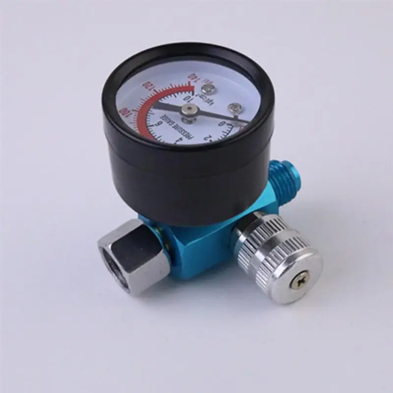 WINOMO 1 Set Of Air Compressor Pneumatic Moisture Trap Filter Regulator Pressure Gauge With Connector For Workshop