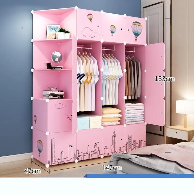 MODEL V Mobilya Armario Tela Moveis Meuble De Rangement Ropero Armoire Chambre Garderobe Cabinet Guarda Roupa Mueble Closet Wardrobe - Цвет: MODEL V