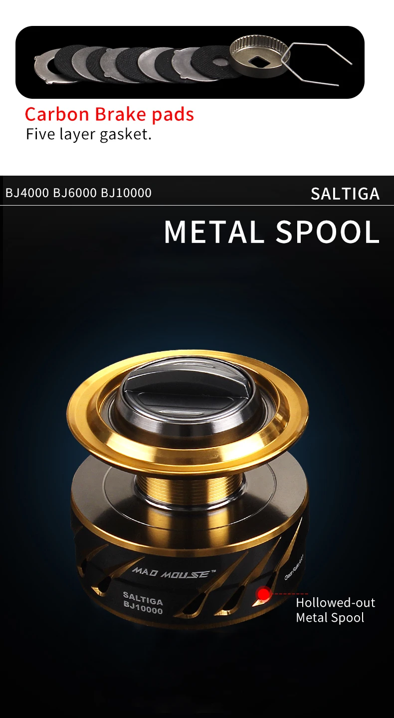 NINEM] Japan Quality MADMOUSE SALTIGA BJ 4000 /6000/10000