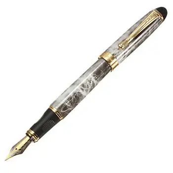 

Brown Marble Chunky Medium Flex nib Fountain Pen Nib School Office Name Ink Pens Stationery