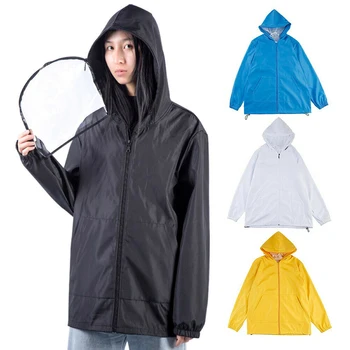 

New Washable Protective Suit Isolation Clothing Hooded Jacket Hat With Face Cover Waterproof for Adults