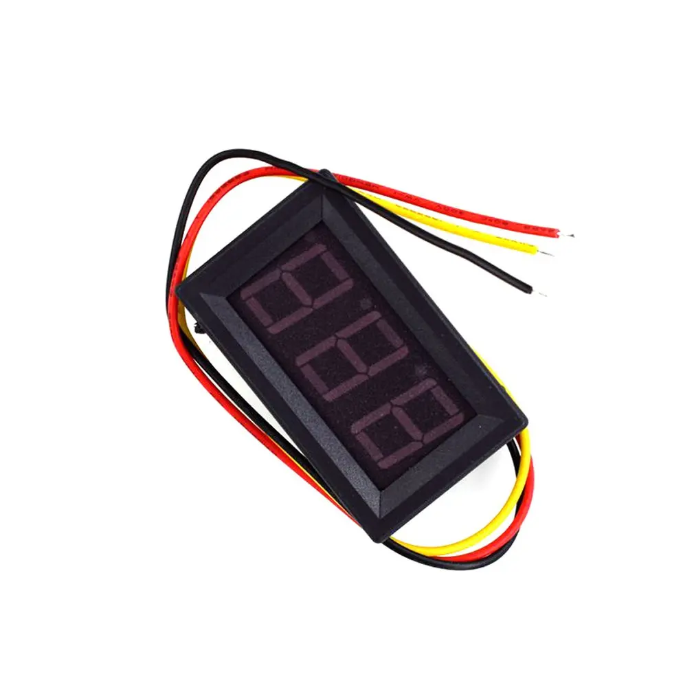 

DC 0-30V 0-100V 0.56 inch 3 wire LED Digital Voltmeter Voltage Meter Volt Instrument Tool DIY home use Three Digital DC meter