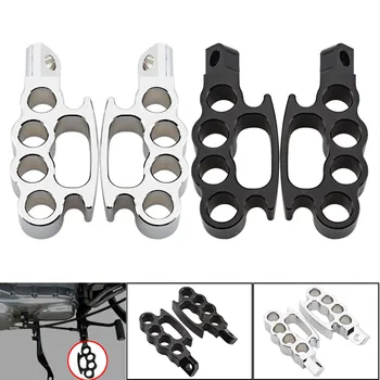

Motorcycle Flying Knuckle Foot Peg Aluminum Footrest For Harley XL Dyna Softail Cafe Racer Chopper Foot Control Pedal