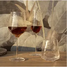 Бокал для красного вина в форме алмаза бокал шампанского воды
