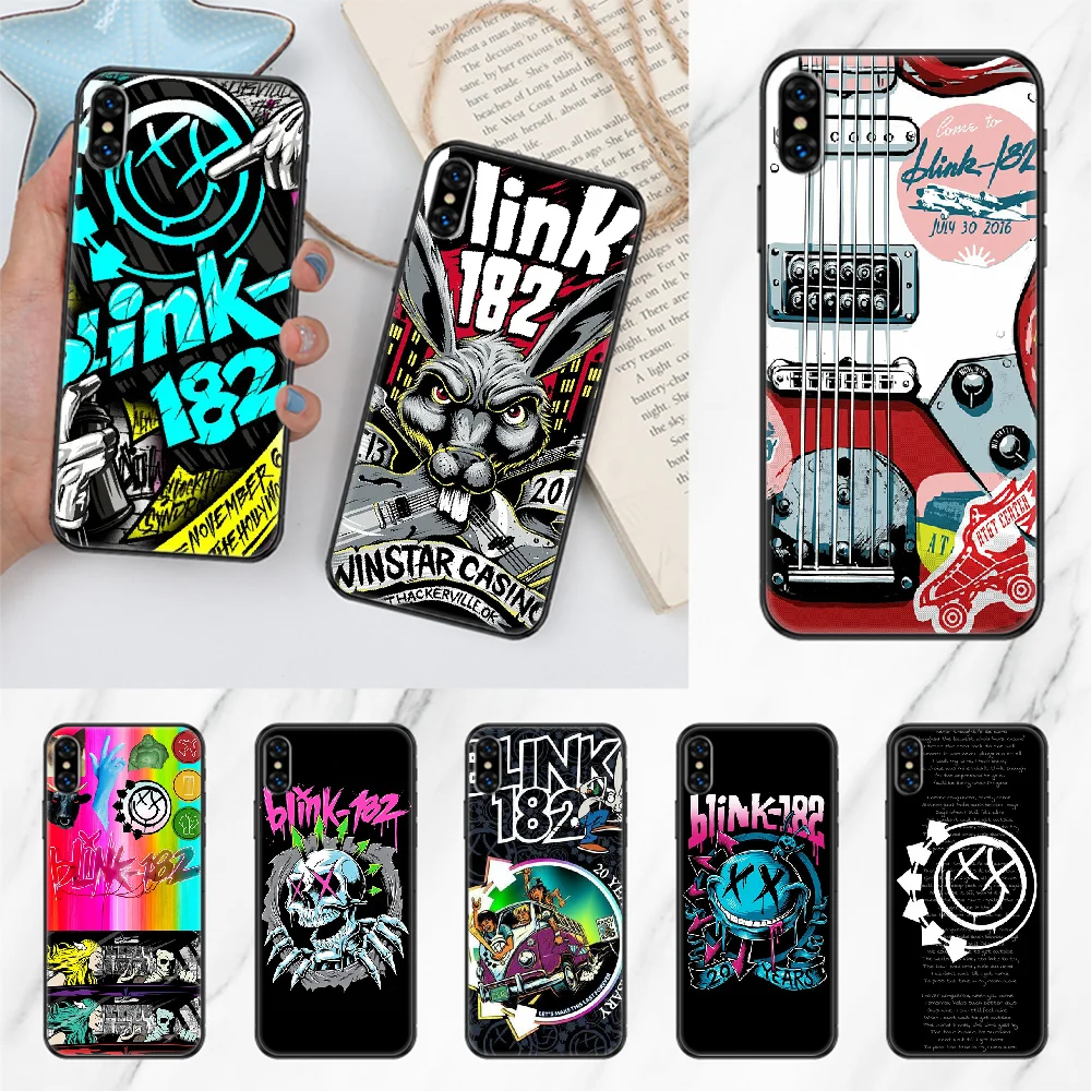 Чехол для телефона Band Blink 182 чехол iphone 5 5s se 2 6 6s 7 8 12 mini plus X XS XR 11 PRO MAX черный мягкий