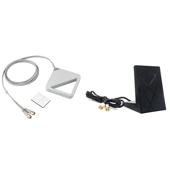 

1 Pcs AC Dual Band Extended Antenna for Wifi PCIE Desktop Network Card & 1 Pcs 93 CM Wireless Wifi External Antenna